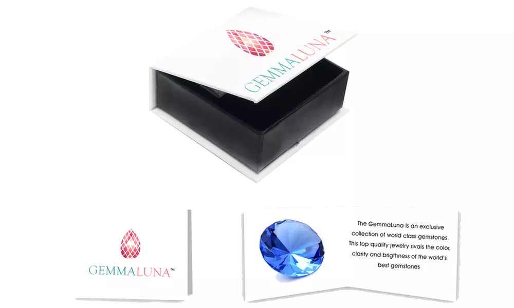 2.00 CTW Genuine Gemstone Heart Pendant in Sterling Silver