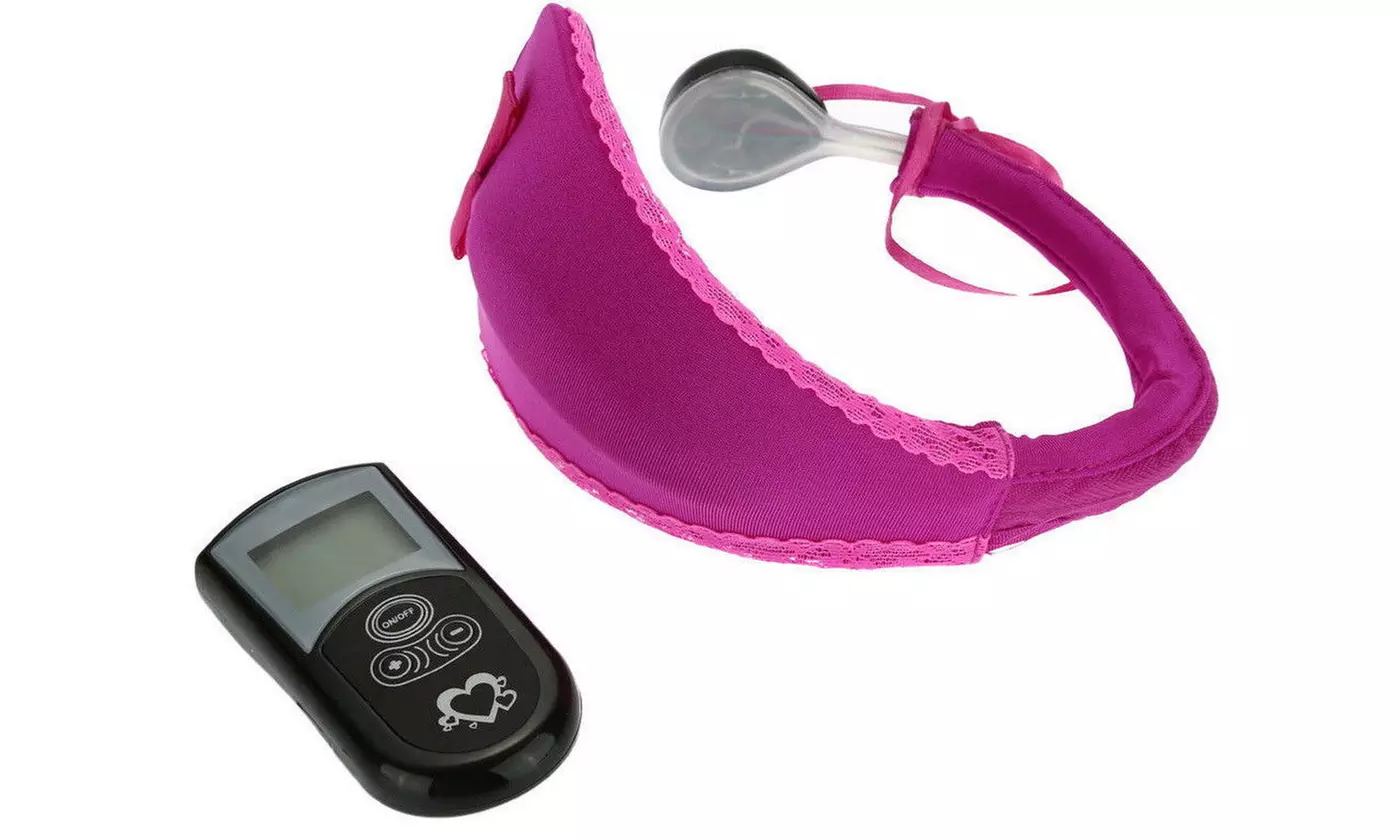 Remote Control Vibrating Panties 10 Speed C-string Thong Vibrator - Primary Image
