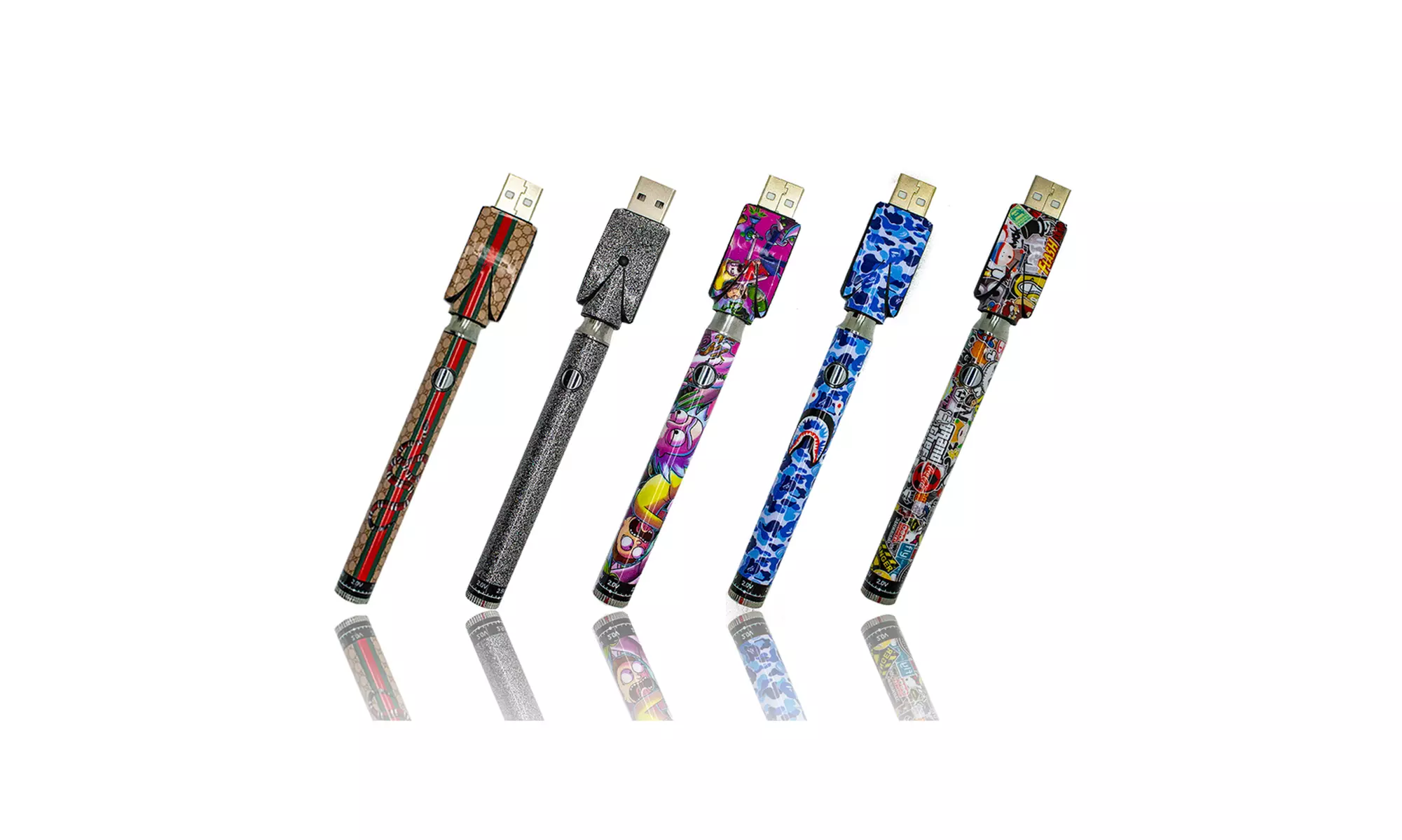 Pre-Wrapped CBD Twist Vape Pen Battery 350VV 510 thread Vape Pen Kit - Primary Image