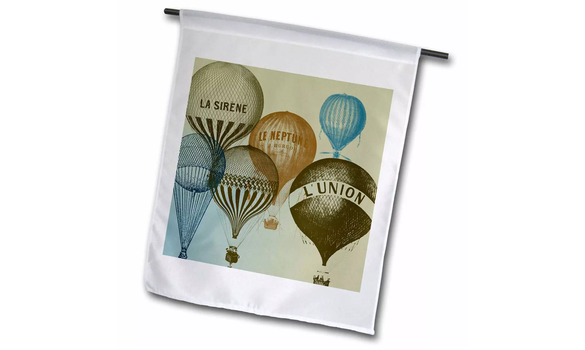 Garden Flag Hot Air Balloons Vintage - 12 by 18-inches - Image 2