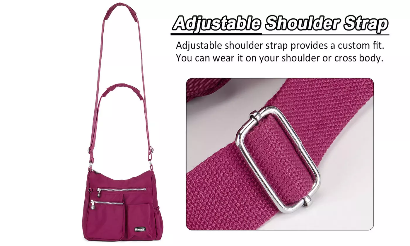 ItBelongs2U Women Nylon Waterproof Shoulder Messenger Lightweight Crossbody Bag