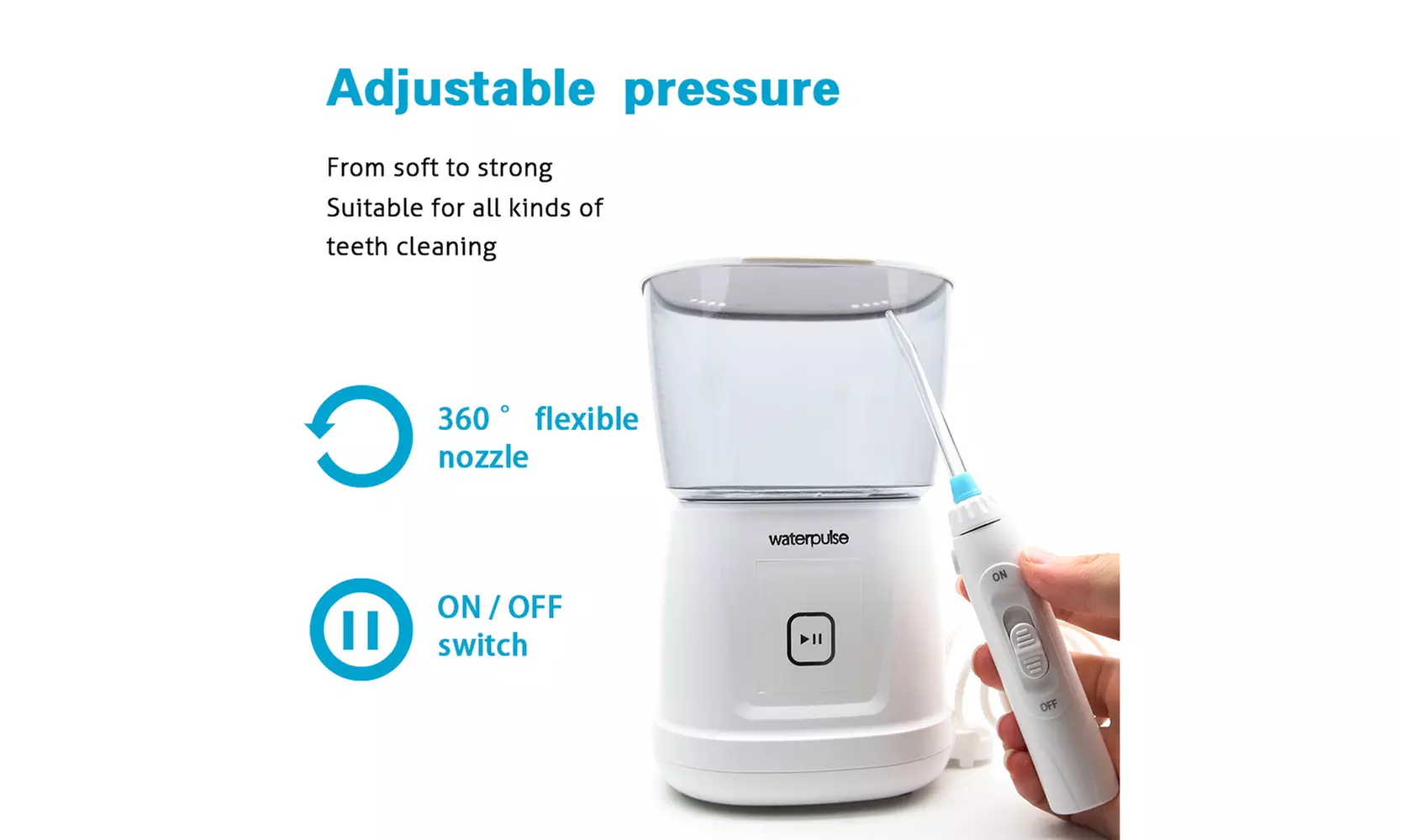 Electric Oral Irrigator Flosser Whitening Water Flosser Dental Oral Irrigator - Image 7