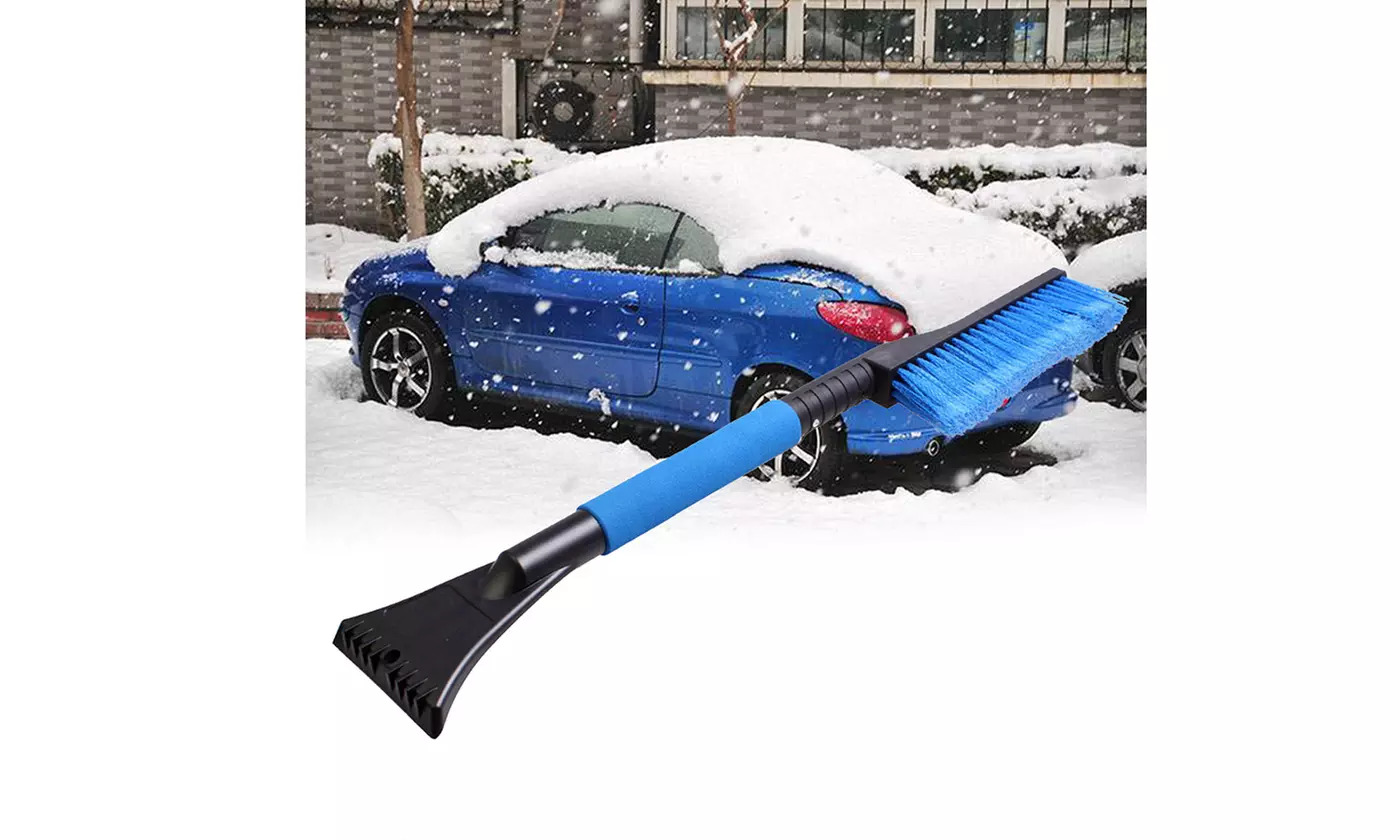 26 Inch Scalable Car Vehicle Winter Snow Ice Scraper Snow Brush Shovel 