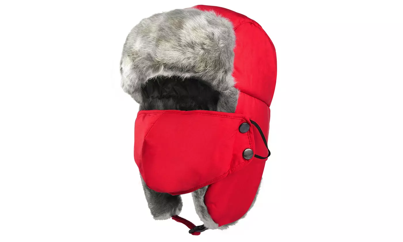 Winter Trapper Hat Warm Trooper Balaclavas Ear Flap Windproof Mask