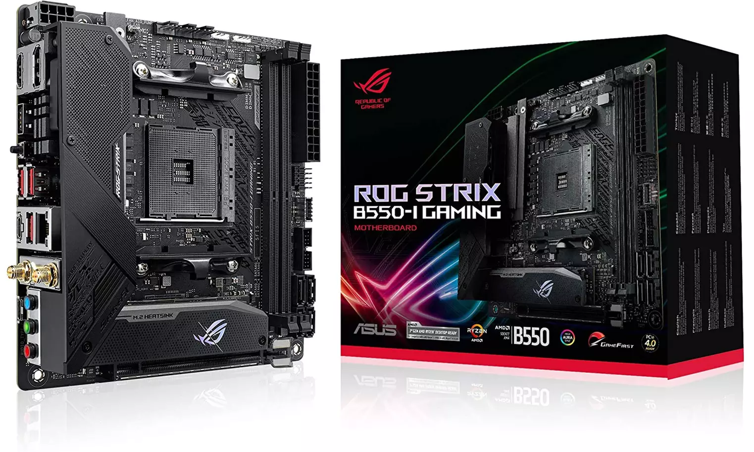 ASUS ROG Strix B550-I Gaming AMD AM4 (3rd Gen Ryzen) - New