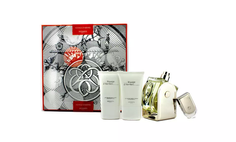 Hermes 'Voyage d'Hermes' 4 Piece Gift Set - Image 3