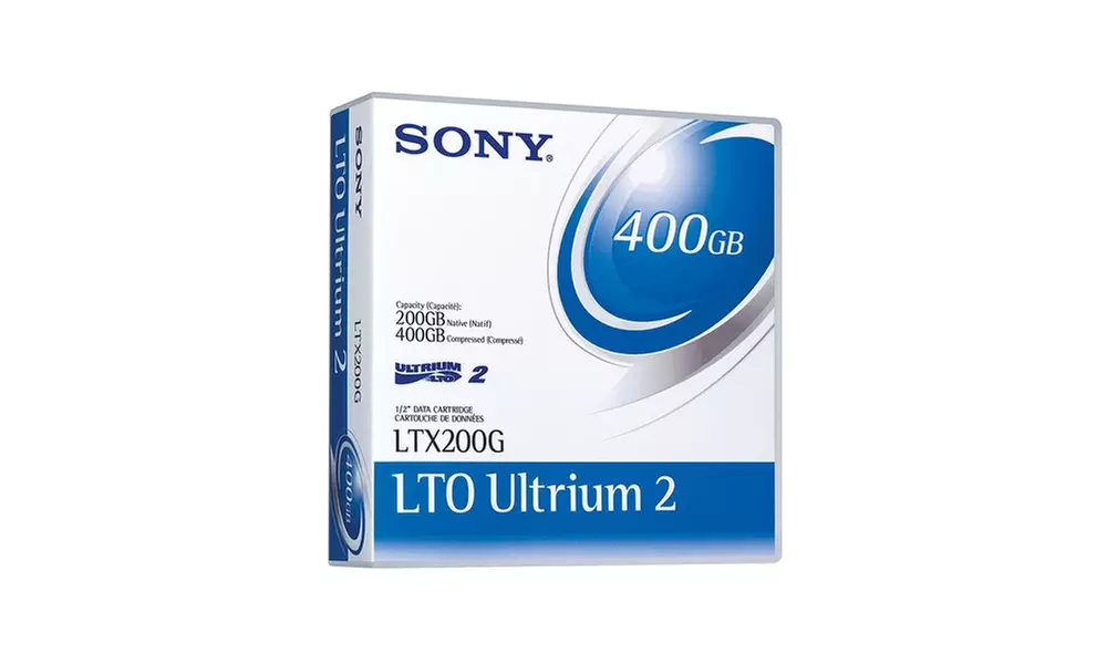 Dexxon Digital LTX200GWW Sony LTO Ultrium 2 JP 200GB NATV/400GB COMPR - Primary Image