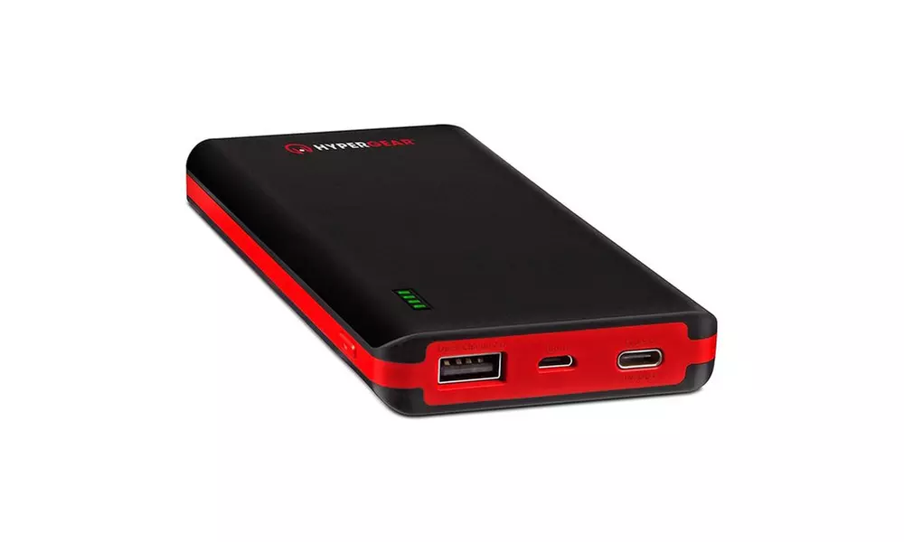 HyperGear USB-C and QC 2.0 12,000mAh Portable Charger and Power Bank  - Primary Image