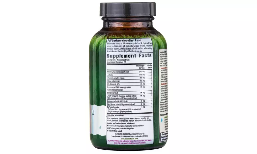 Irwin Naturals Testosterone UP RED - Second Medium