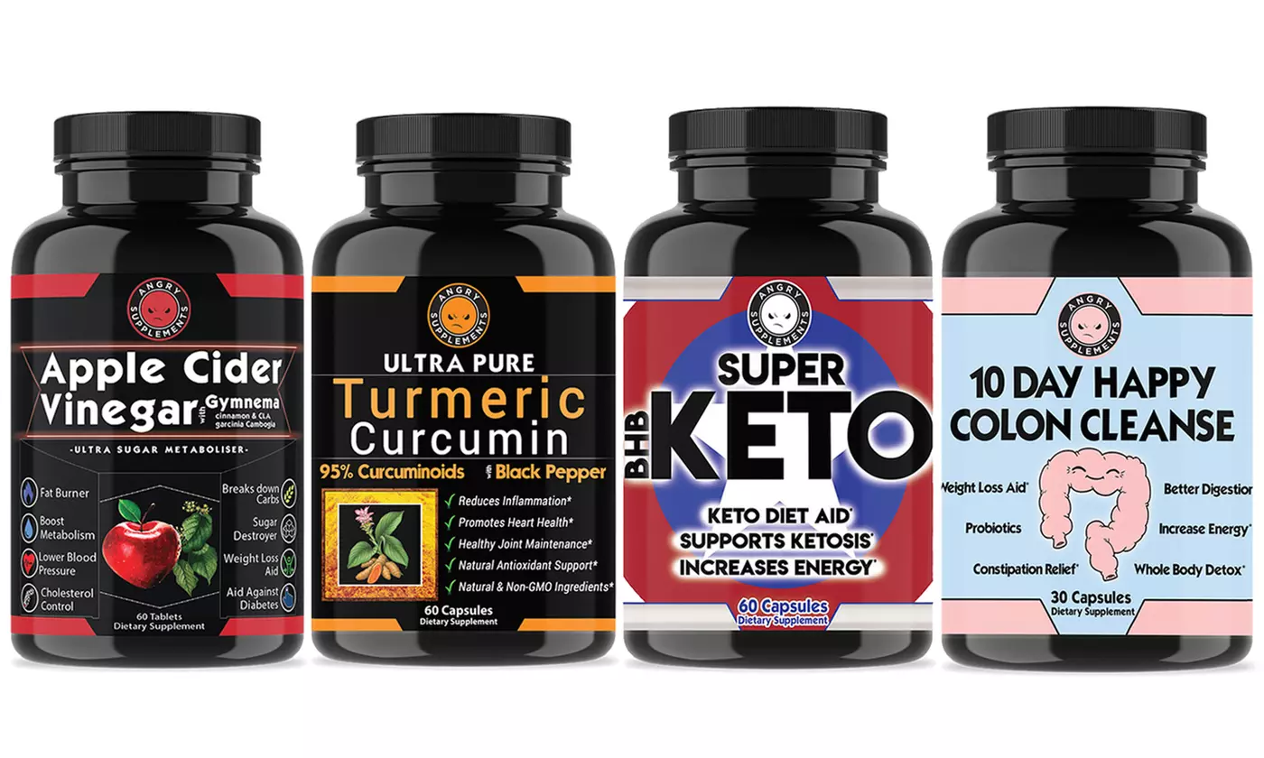 Apple Cider Vinegar, Super Keto, Turmeric and 10 Day Happy Colon Cleanse - Primary Image