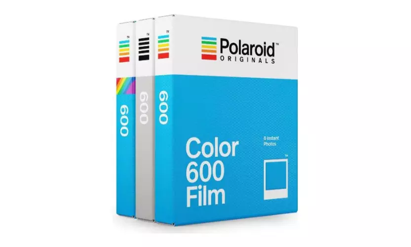 Polaroid 600 Film Triple Pack (B&W, Color, Color with Color Frames Film Packs) - Second Medium