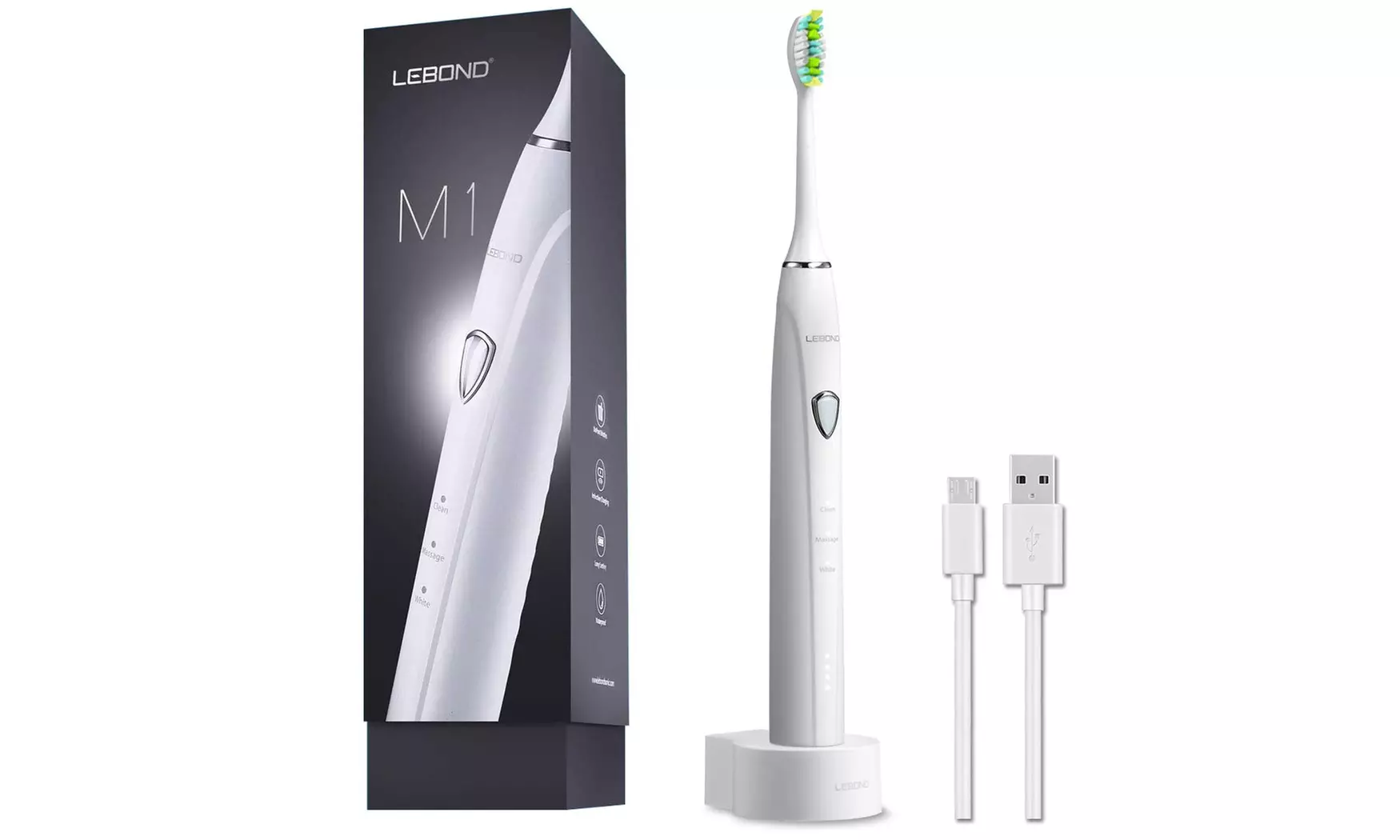 Electric Toothbrush,Lebond USB Rechargeable Sonic Toothbrushes  - Primary Image