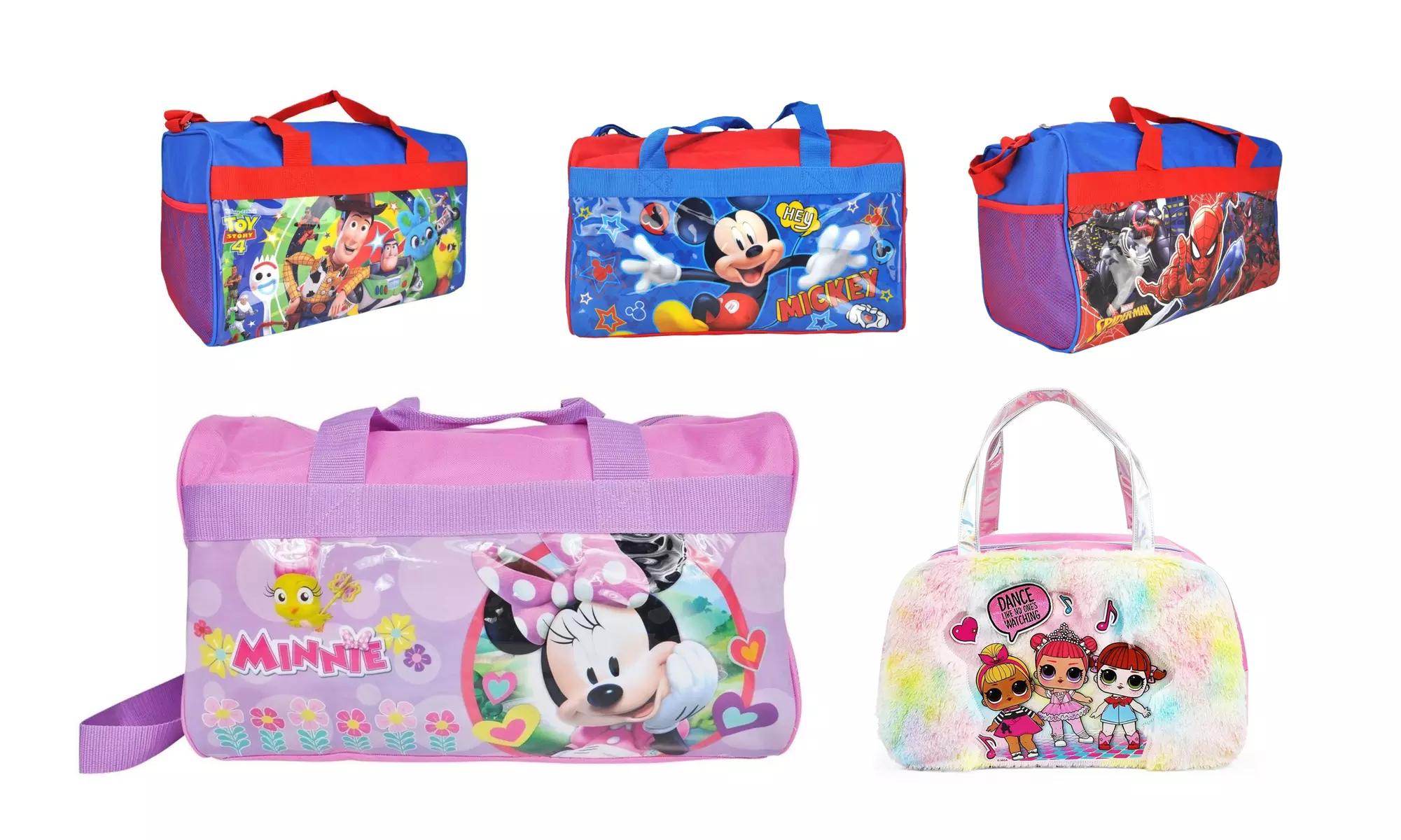 Kid's 17" Duffle Bags L.O.L. Surprise, Mickey, Spiderman & More! - Primary Image