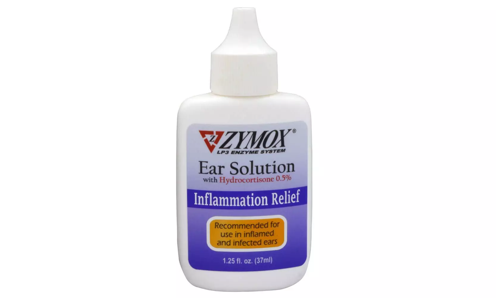 Zymox Ear Solution with 0.5-Percent Hydrocortisone, 1.25-Ounce - Primary Image