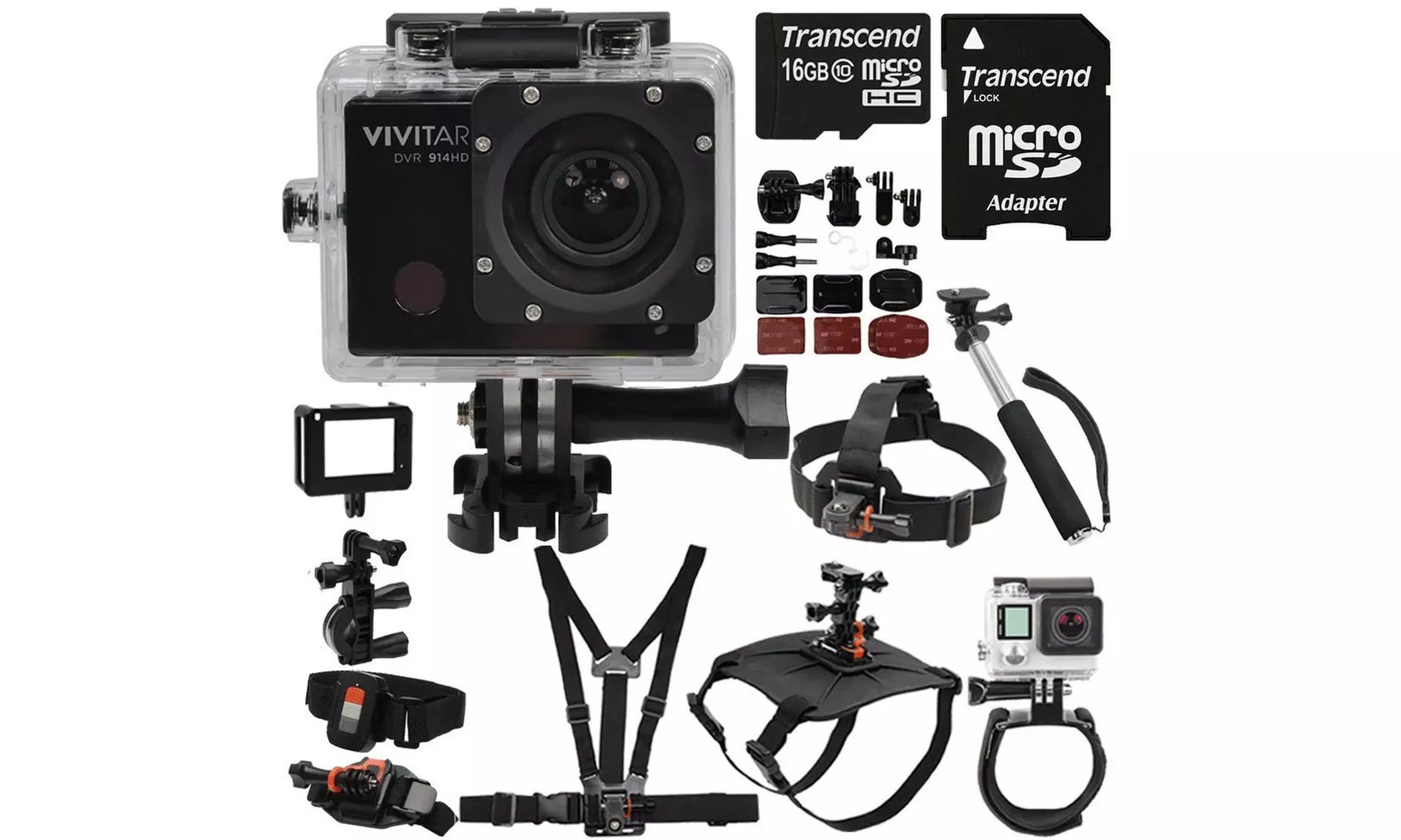 Vivitar 16MP Full HD 1440p 4K WIFI Waterproof Sports Action Camera - Primary Image