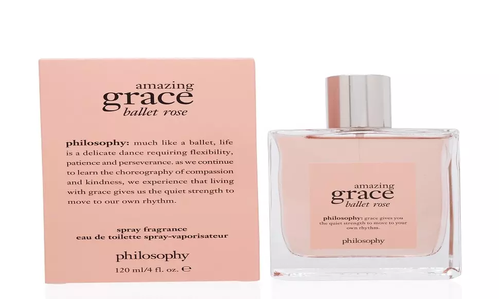 Amazing Grace Ballet Rose by Philosophy Eau De Toilette Spray 4.0 Oz for Women