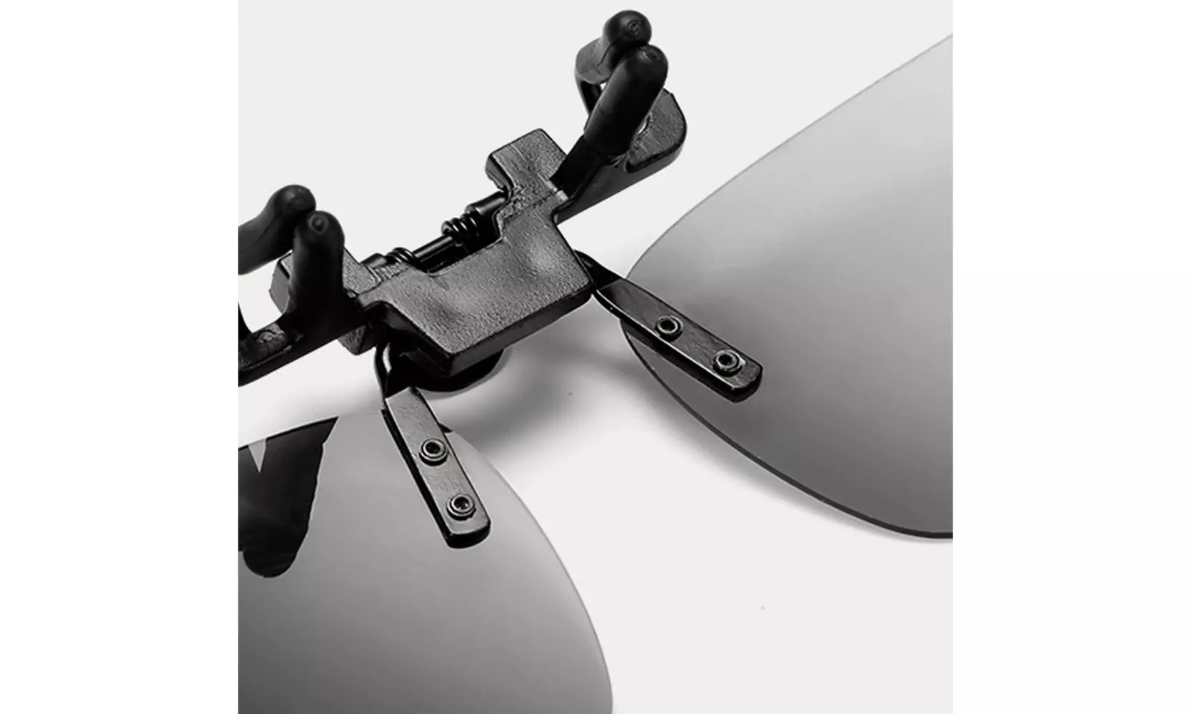 US 2-4 Pc Flip Up Clip On Sunglasses Glasses Polarized Night Vision Driving Box