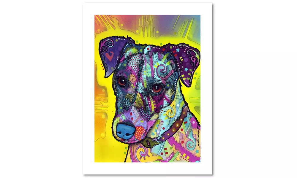Dean Russo 'Jack Russell' Paper Art - Second Medium
