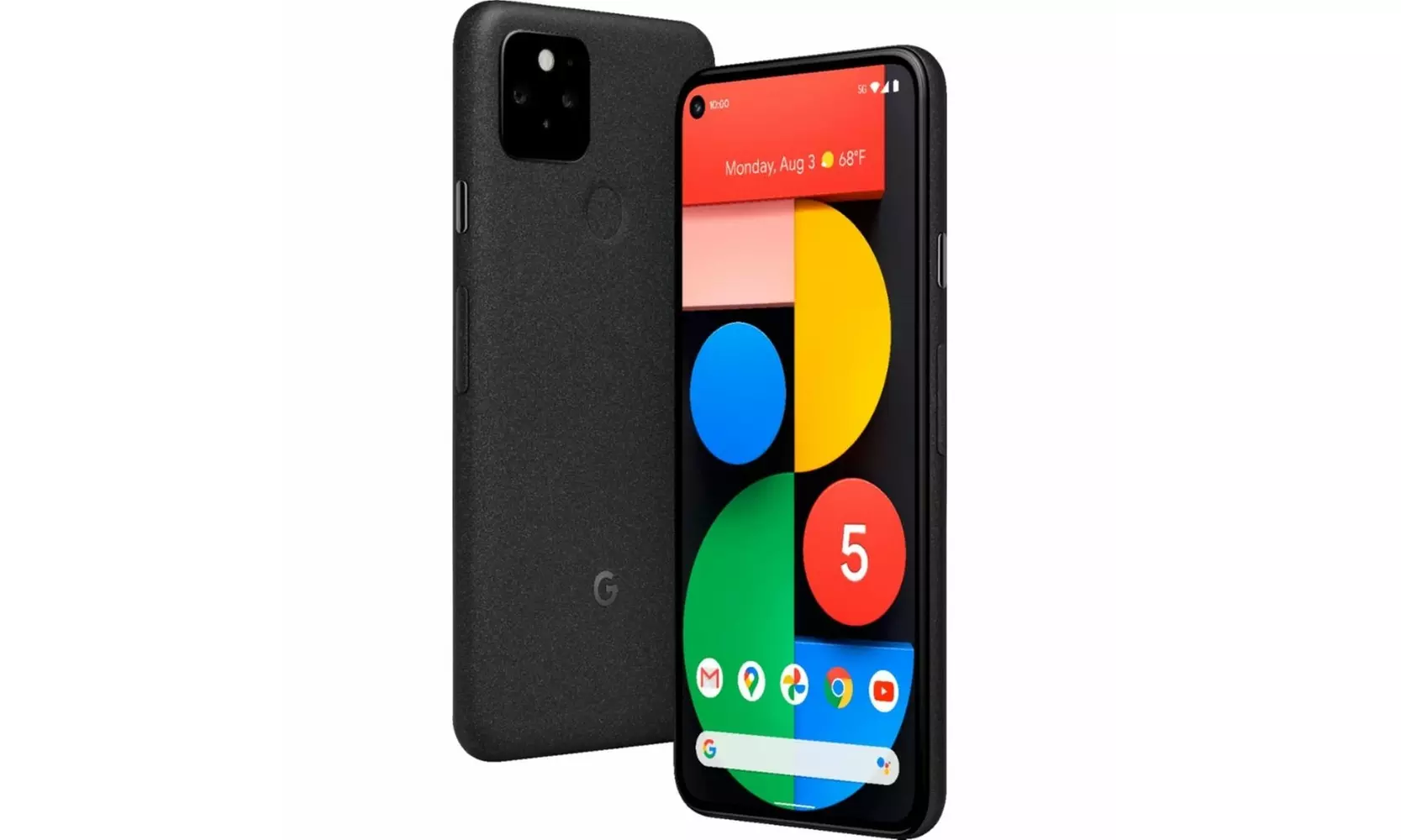 Google Pixel 5 128GB Just Black Smartphone Unlocked - B Grade Refurbished - Primary Image