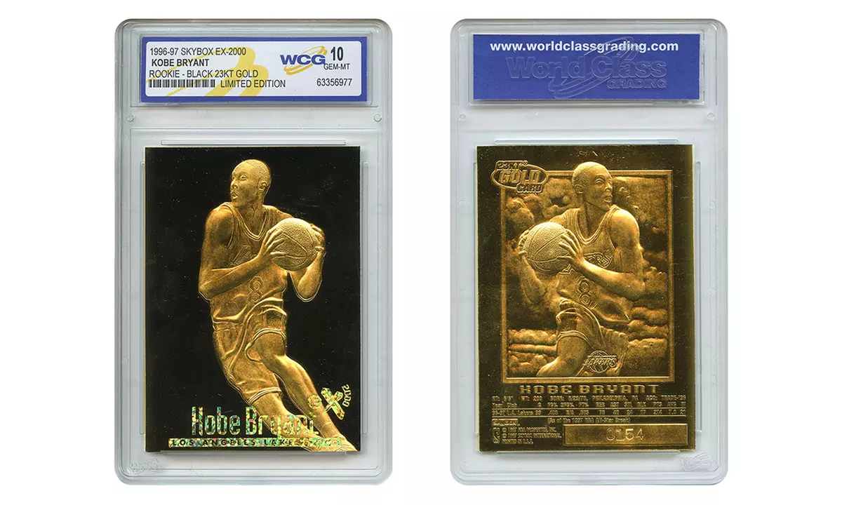 Kobe Bryant 1996-97 23KT Skybox EX-2000 ''Black Gold* Rookie Card - Gem Mint 10