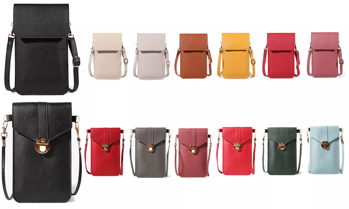 Small Cell Phone Crossbody Wallet Bags for Women - Multiple Options  - Primary Image
