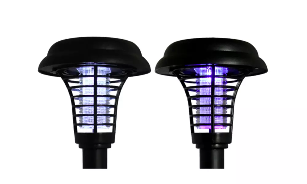 BlueDot Trading LED Solar Pathway Lights with UV Bug Zapping (Set of 2) - Second Medium
