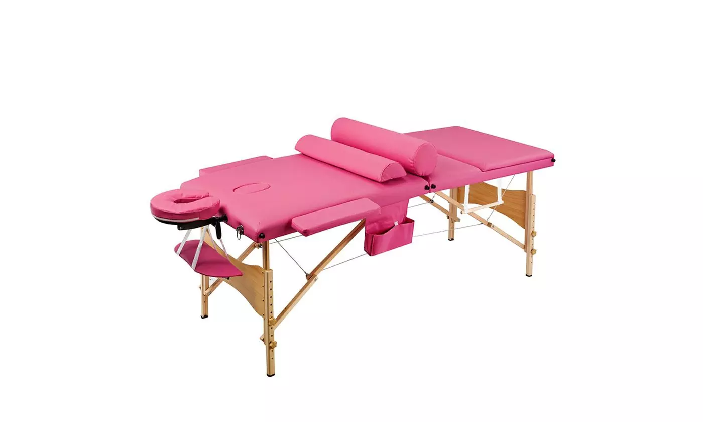 3 Sections Folding Portable Beauty Massage Table Set - Primary Image