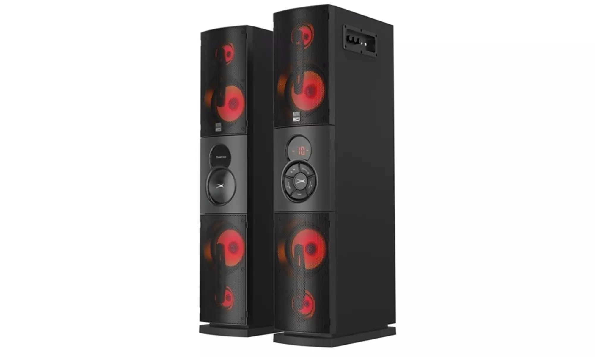 Altec Lansing Power Duo Tower Speaker Set, ABT385, Black (Certified Refurbished) - Second Medium