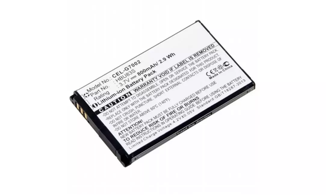 Dantona Industries CEL-G7002 Replacement Cell Phone Battery for Huawei HBC80S - Primary Image