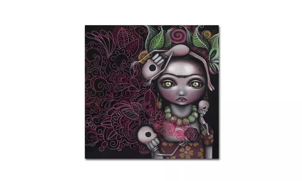 Abril Andrade 'My Inner Feelings' Canvas Art - Second Medium