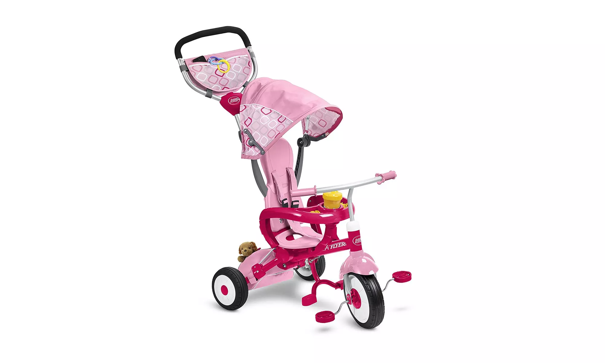 Radio Flyer 445P EZ Fold Stroll N Trike, Pink - Primary Image