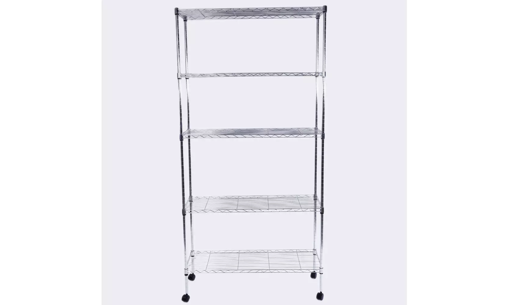 3/4/5-Tier Commercial Chrome Shelving Rack Adjustable Shelf Storage