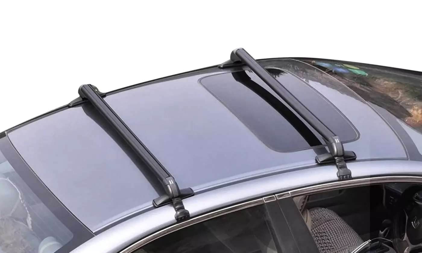 iMounTEK 43-Inch Universal Luggage Roof Rack Cargo Cross Bars with Lock & Keys