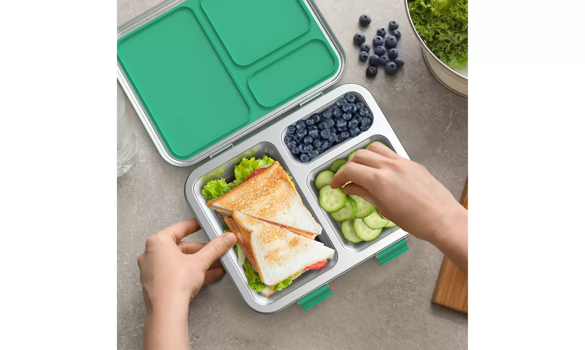 Bentgo Kids Stainless Steel Leak-Resistant Lunch Box
