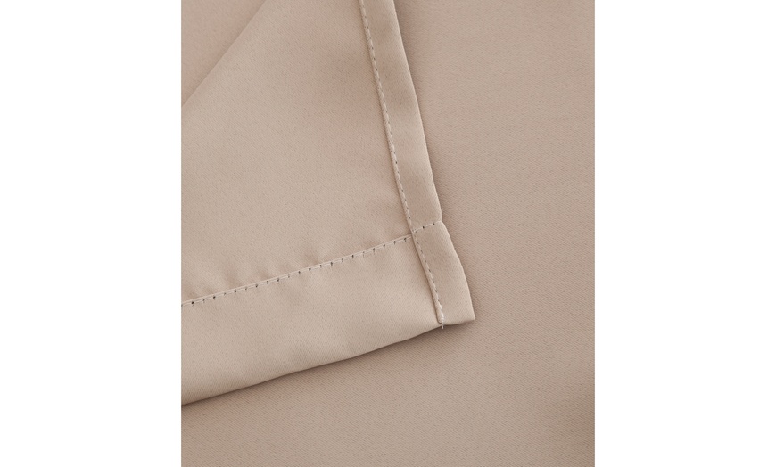 Image 29: Nicole Wide Thermal Blackout Curtain Grommet Panel (Patio & Wall-to-Wall Pair)