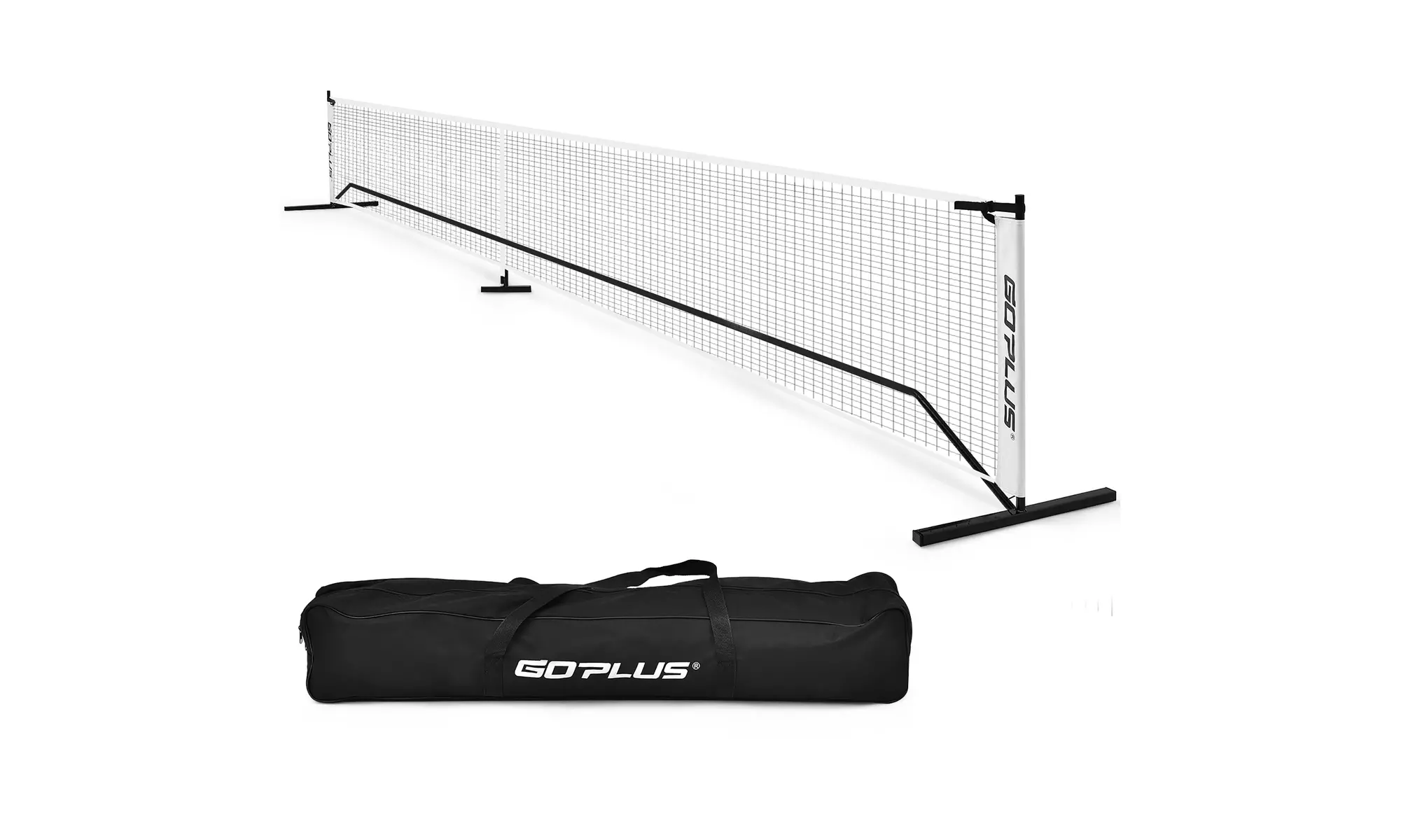Costway 22ft Portable Pickleball Net Set System W/Carry Bag Indoor Outdoor Game - Primary Image