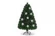 Costway 5' Pre-Lit Fiber Optic Artificial Christmas Tree w/Multi-Color Lights - Second Medium