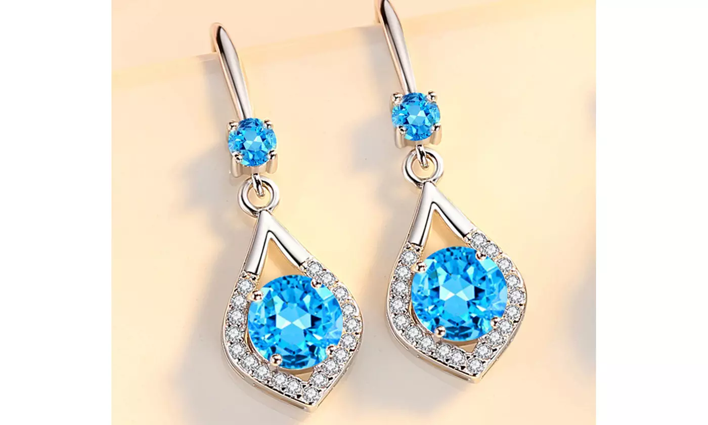 Cubic Zirconia Drop Dangle Earrings Jewelry