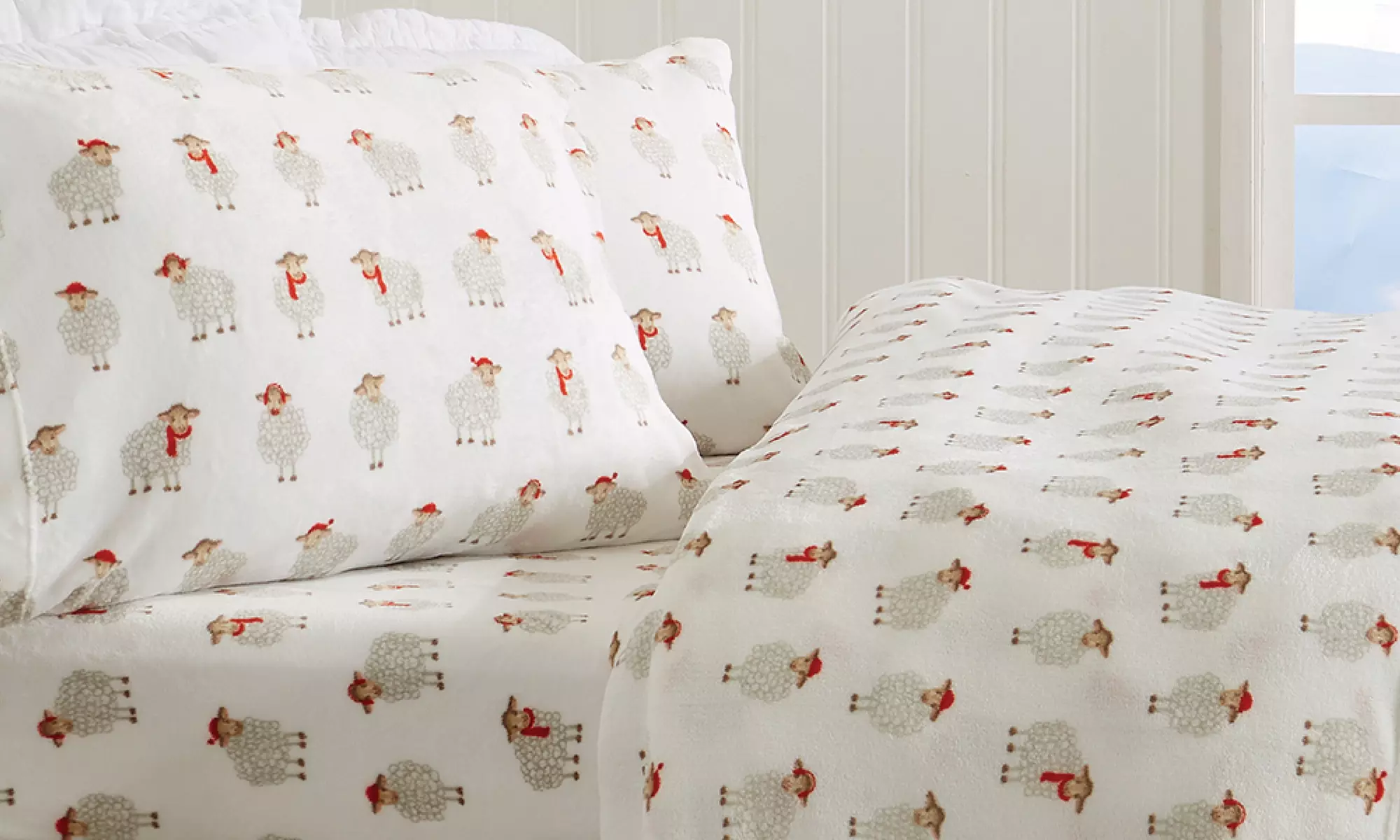 Ultra Soft Velvet Plush Printed Bed Sheet Set