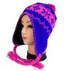 Image 3: Peach Couture  Kids Youth Stylish & Warm Snow Flake Earflap Hat