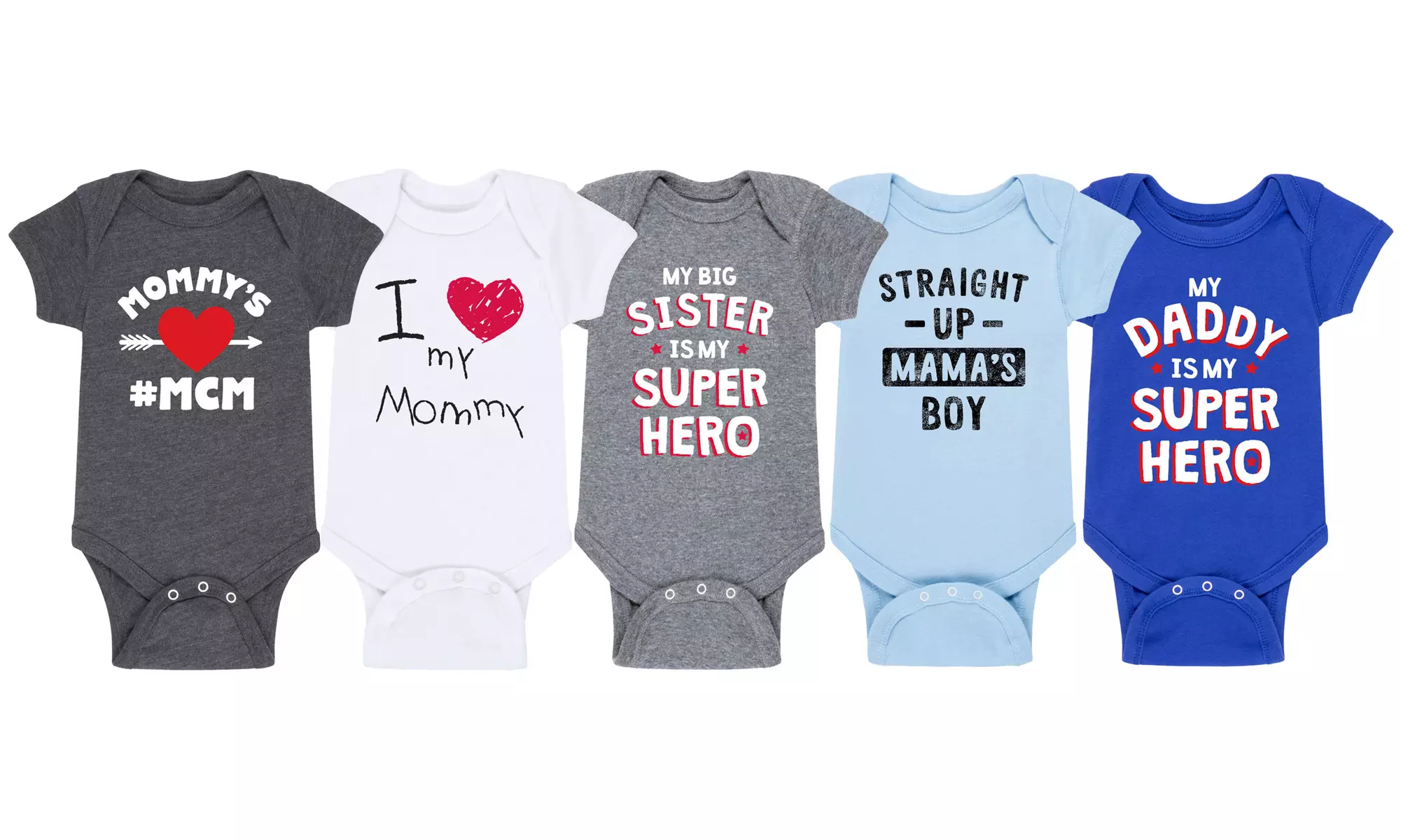 Boys Family Favorite Essential Bodysuits - Primary Image
