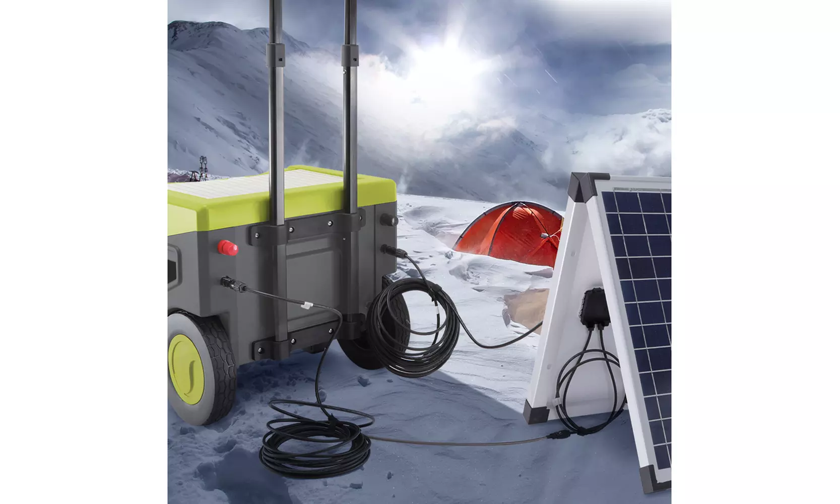 SUN JOE 60-Watt Folding Solar Panel with Cable for SJ1440SP - Second Medium