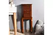 Costway Jewelry Cabinet Armoire Storage Chest Stand Organizer Wood Box Walnut - Second Medium