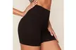 Women'S Black Girdle Shorts Leggings For Athleisure Yoga Pants - Second Medium