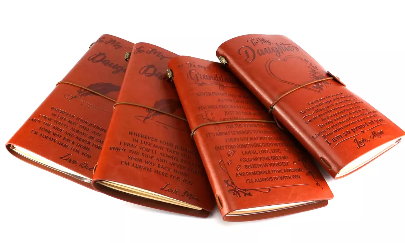 Leather Journal Writing Notebook Vintage Leather Bound Journals Handmade - Primary Image