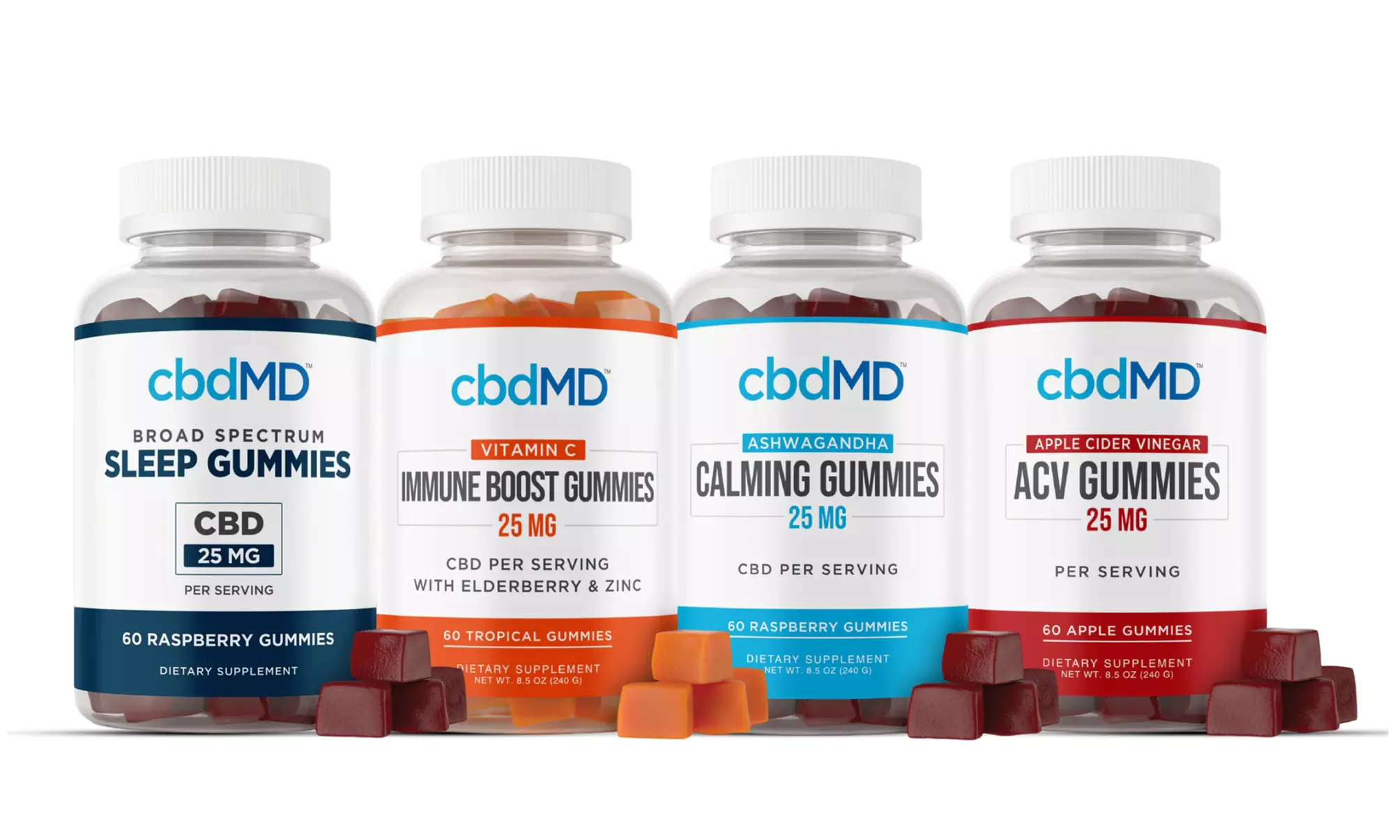 cbdMD CBD Vitamin Supplement Gummies For Overall Health & Wellness