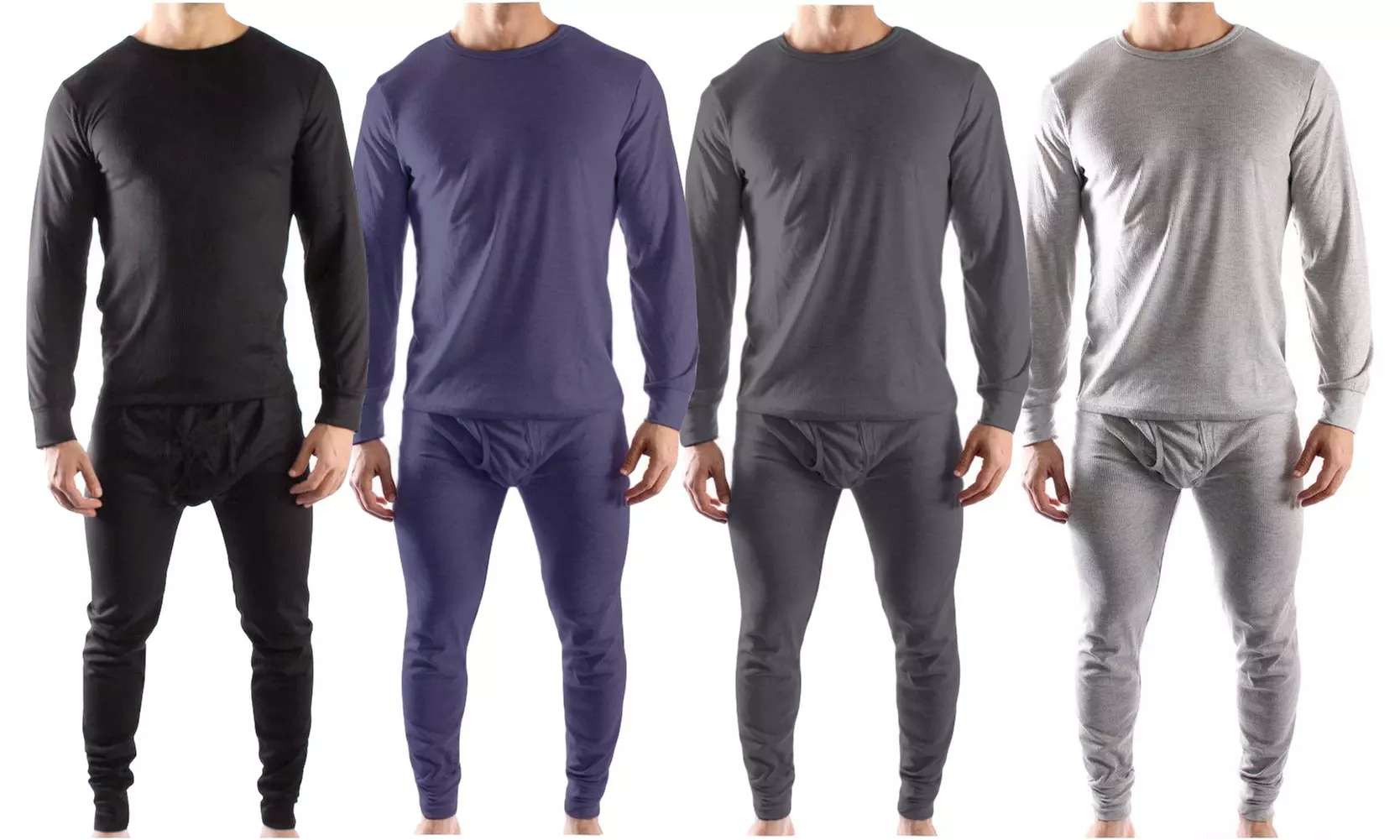 (2-Piece Set) Men's Thermal Long Johns Underwear - Primary Image