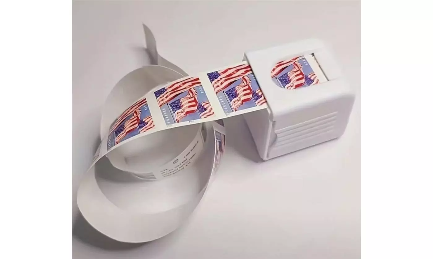 Stamp Roll Dispenser with a Roll of 100 Stamps 2022 - Primary Image