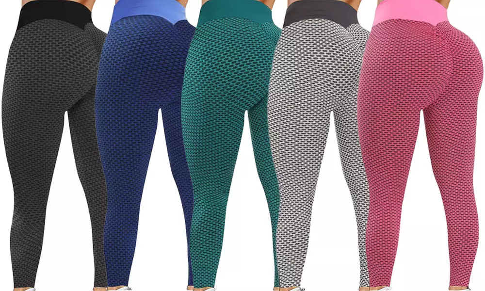 Fashion Elasticity Tiktok Legging Women's High-Waist Yoga Pants (Multi-Style) - Primary Image