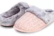Floopi Women's Soft Cuff Chenille Knit Slippers with Memory Foam - Second Medium